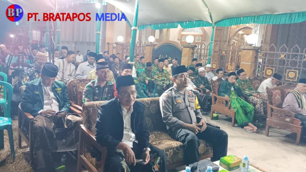 Wakili Danramil, Babinsa Jali Hadiri Pengajian Umum Halal Bihalal dan Peletakan Batu Pertama Pembangunan Gedung NU