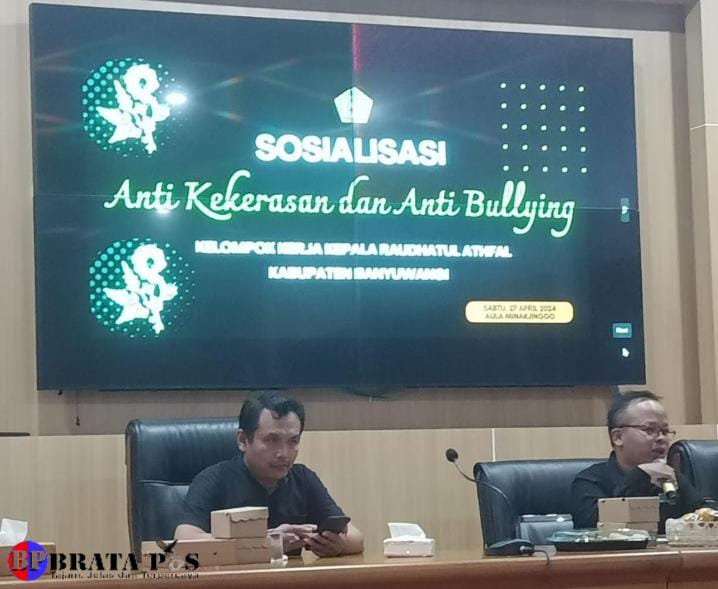 Satgas PPA Sosialisasi “Anti Kekerasan & Anti Bullying” Kepada Kepala RA se-Banyuwangi
